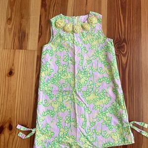 girls lily pulitzer bunny print dress